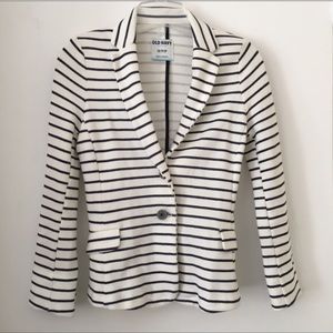 Old Navy Striped Jersey Blazer